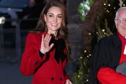 princess kate recycles red coat christmas carol concert