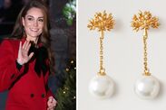 Princess Kate earrings mulberry