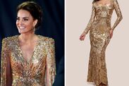 Princess Kate gold dress 