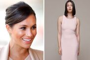 meghan markle pink dress 