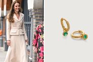 Princess Kate Monica Vinader hoop earrings