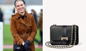 Zara Tindall Aspinal of London Black Lottie bag 