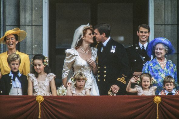 sarah ferguson in love prince andrew wedding day spt 