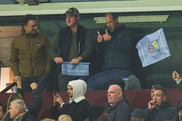 prince william aston villa bayern munich champions league