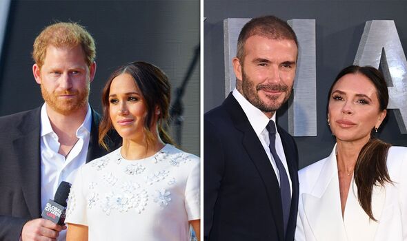 prince harry and meghan markle david beckham victoria