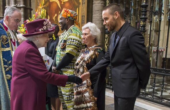 Liam Payne Royal encounters meeting Queen