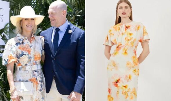 Zara Tindall flower dress Australia 