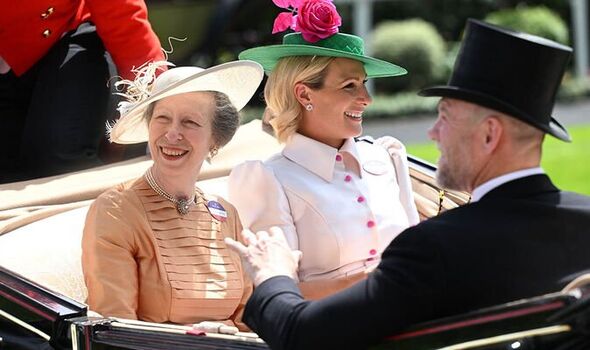 Royal Family news Royal Ascot pictures Princess Anne Zara Mike Tindall Lady Sarah Chatto