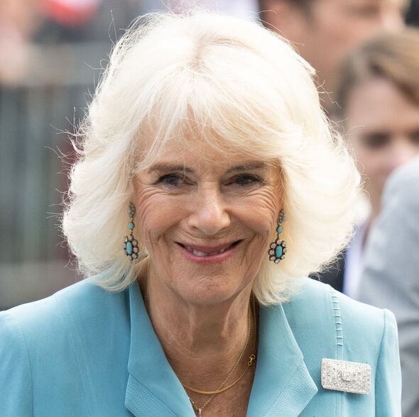 Queen Camilla visits The Wheatsheaf pub