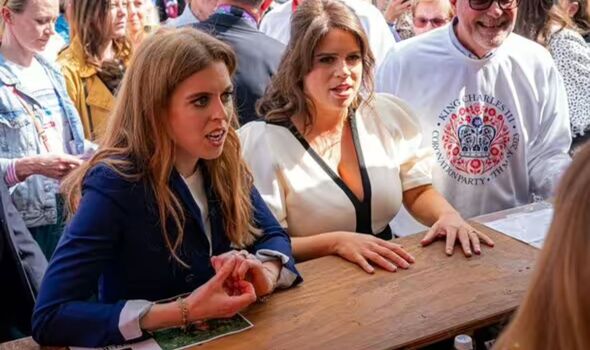 Princesses Beatrice and Eugenie