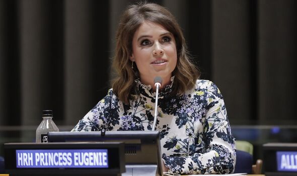 Princess Eugenie speaking