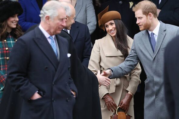 the royals together at xmas church service