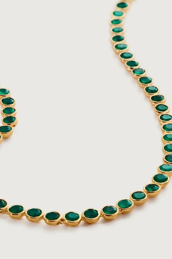 Kate Young Gemstone Tennis Necklace