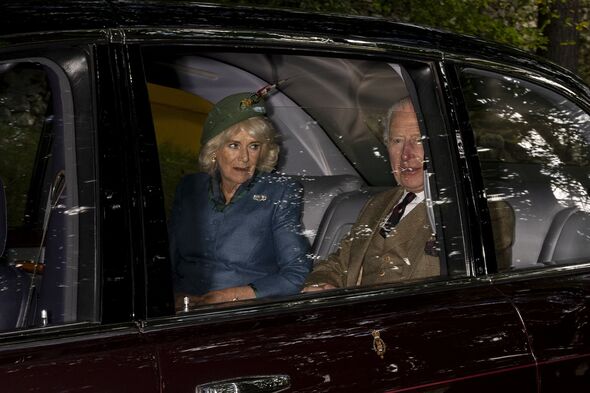 King Charles and Queen Camilla head to church