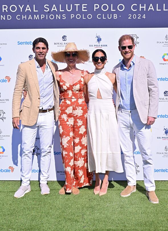 Harry and Meghan at Royal Salute Polo Challenge