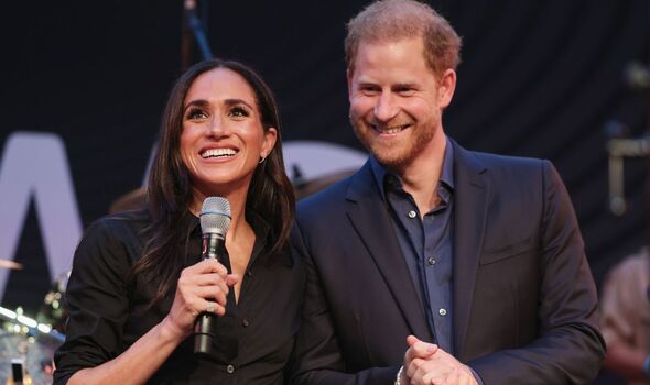 Prince Harry and Meghan Markle at Invictus Games