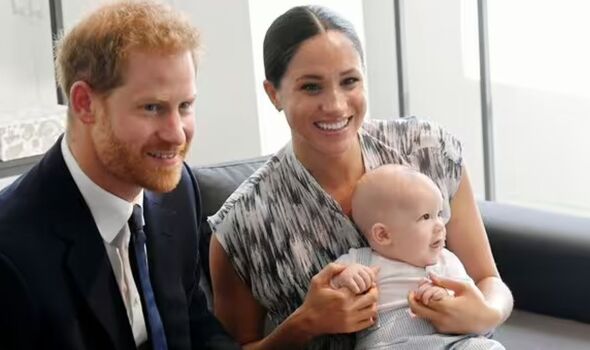 Prince Harry with his young family