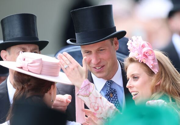 William and Beatrice at Royal Ascot 2024