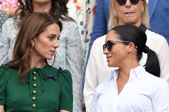 Kate and Meghan at Wimbledon 2019