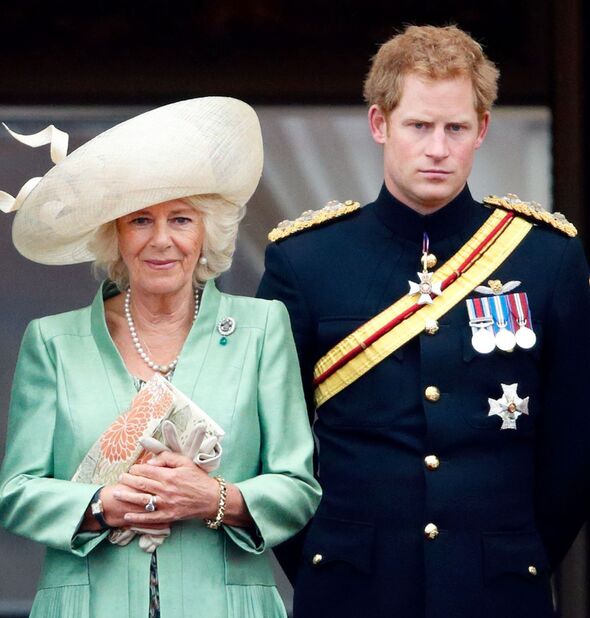 Queen Camilla and Prince Harry