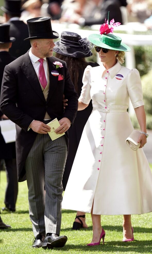 Princess Anne smiling at Ascot