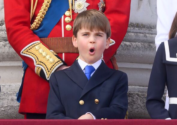Prince Louis at Trooping the Colour on Saturday