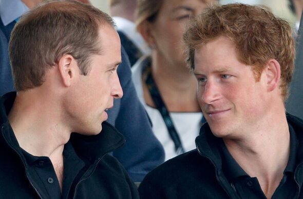 Prince William and Prince Harry.