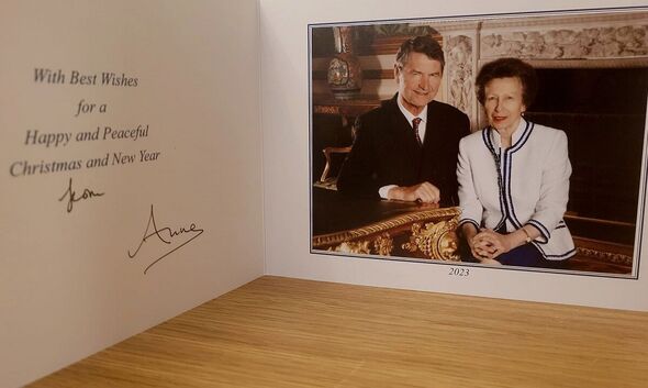 Princess Anne's christmas card