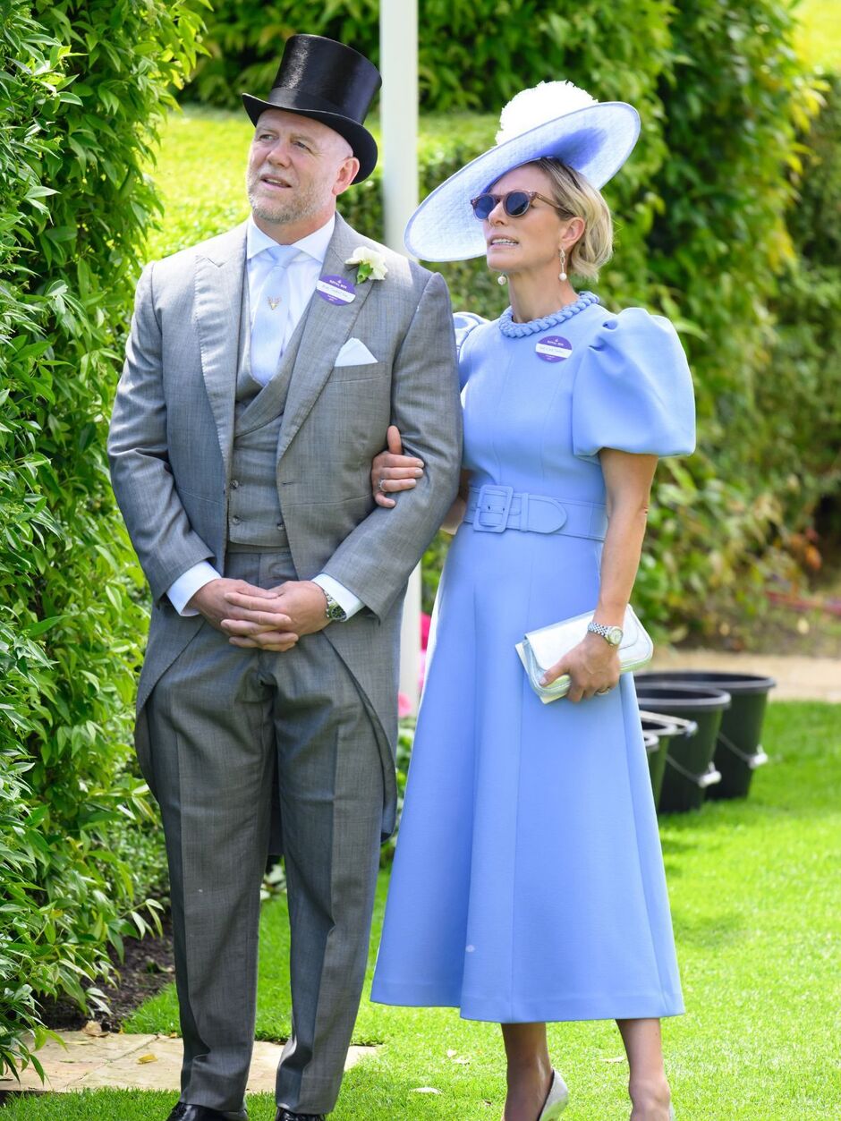 Zara and Mike Tindall at Royal Ascot