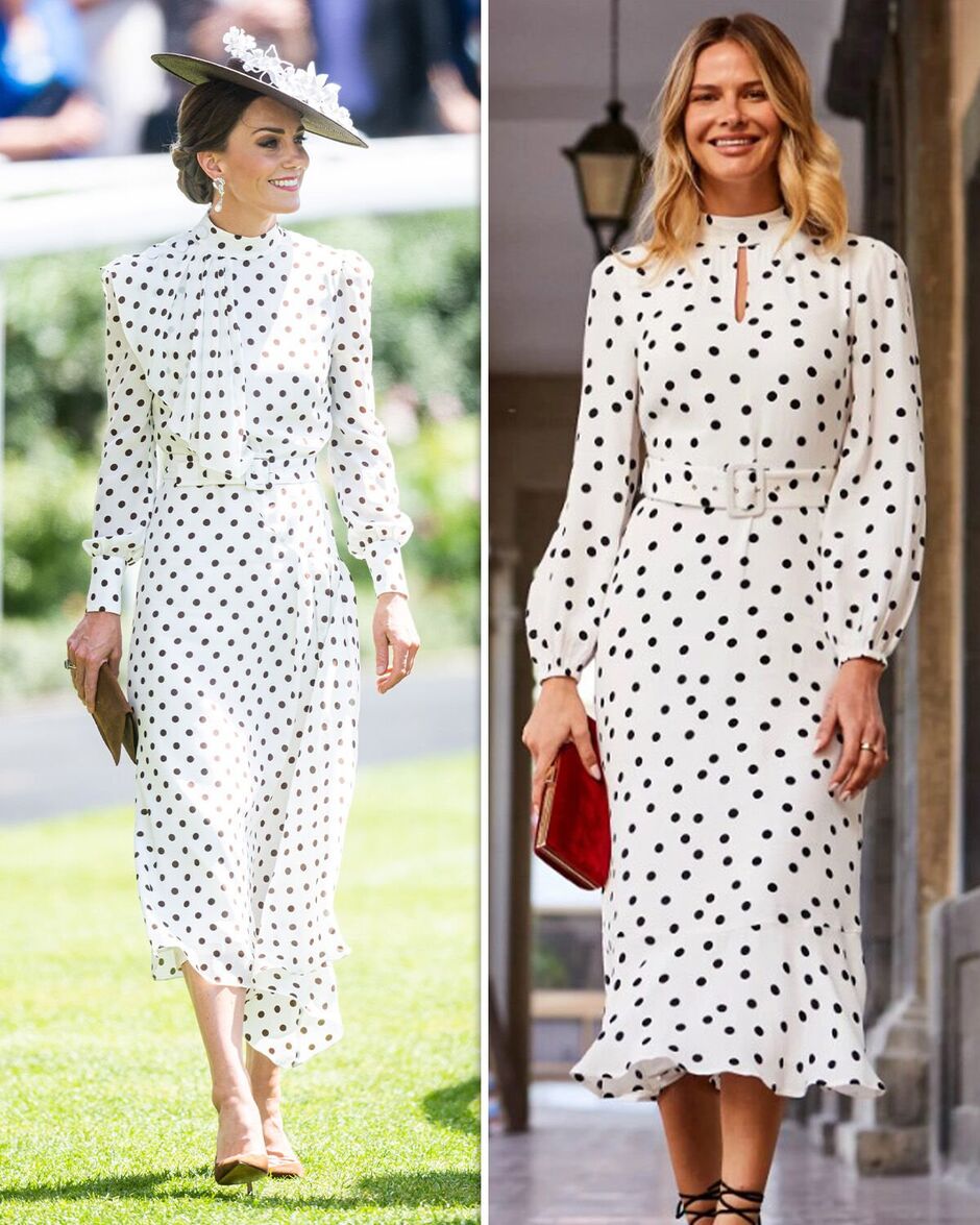 kate polka dot dress