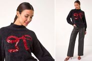 roman-originals-festive-sequin-bow-knit-jumper