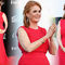 Sarah Ferguson Duchess of York Prince Andrew red dress Princess Eugenie wedding