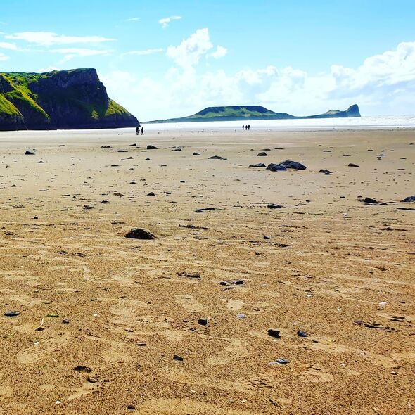 Swansea's Rhossili Bay beach