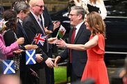 keir starmers first speech fury st georges flag