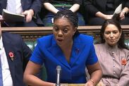 kemi badenoch leaves keir starmer