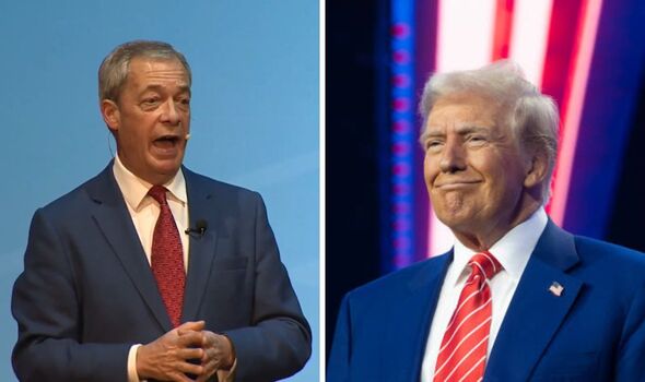 nigel farage reform conference donald trump