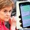 nicola sturgeon humza yousaf covid whatsapp