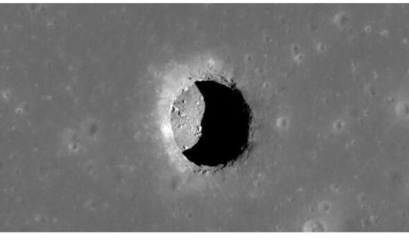 scientist discovered cave on moon