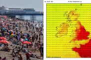 uk hot weather iberian plume full list