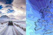 UK cold weather arctic temperatures