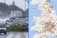 Storm tracker LIVE: Met Office issues rare 12-hour amber warning 