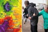 uk storm weather maps warning 