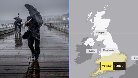 met office yellow warning uk flood weather 