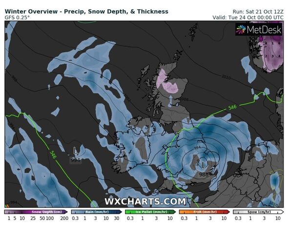 UK weather maps