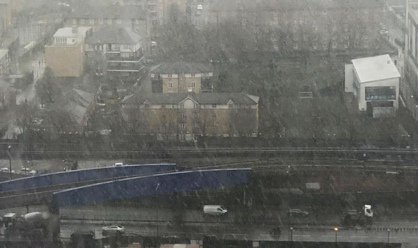 London snow webcam live UK weather warning news