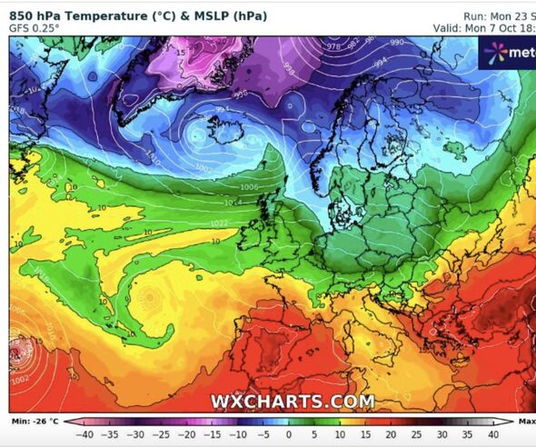 Temperatures will vary across the three days