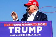 moment trump shot at pennsylvania rally