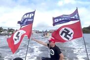 donald trump supporters neo nazi flag