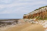 Beach cliffs village shipwreck seaside