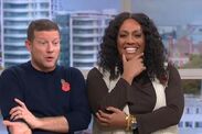 this morning itv alison hammond havoc breaking set